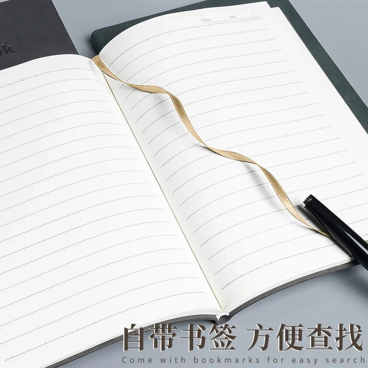 Hardcover notebook cover detail