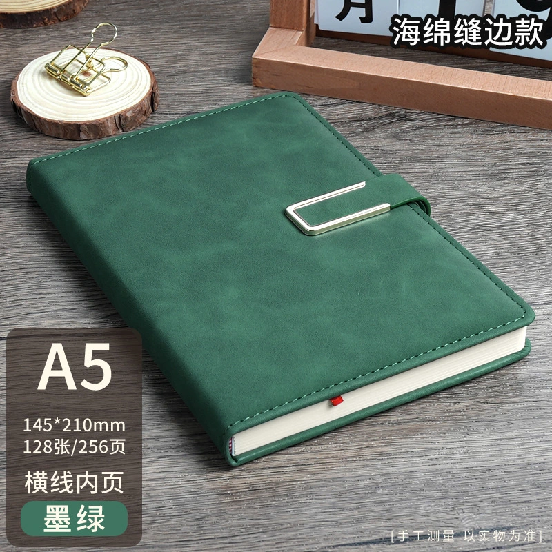 PU leather notebook cover detail